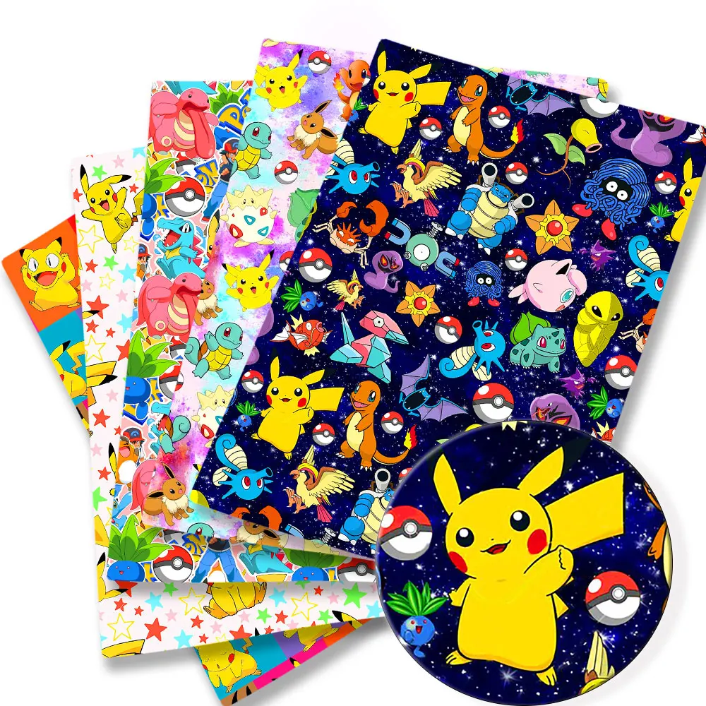 Baby Products In Japan - Pokemon Cartoon Fabric140*50cm Handmade Sewing Patchwork