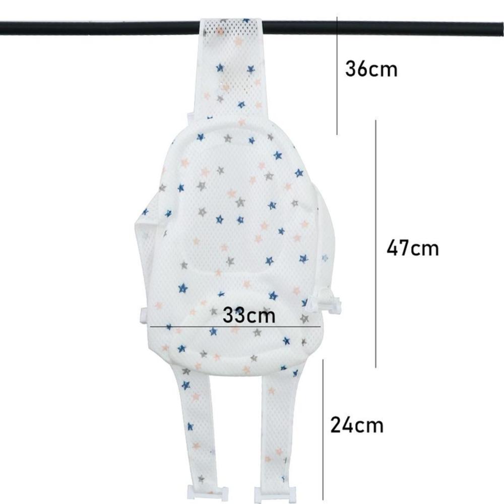 Baby Bath Tub Foldable - Foldable Net Cushion Newborn Cross-shaped Bath