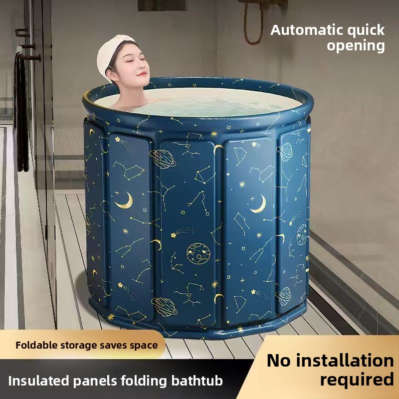 Baby Bath Tub Foldable - PVC Foldable Bathtub Full Body Bath