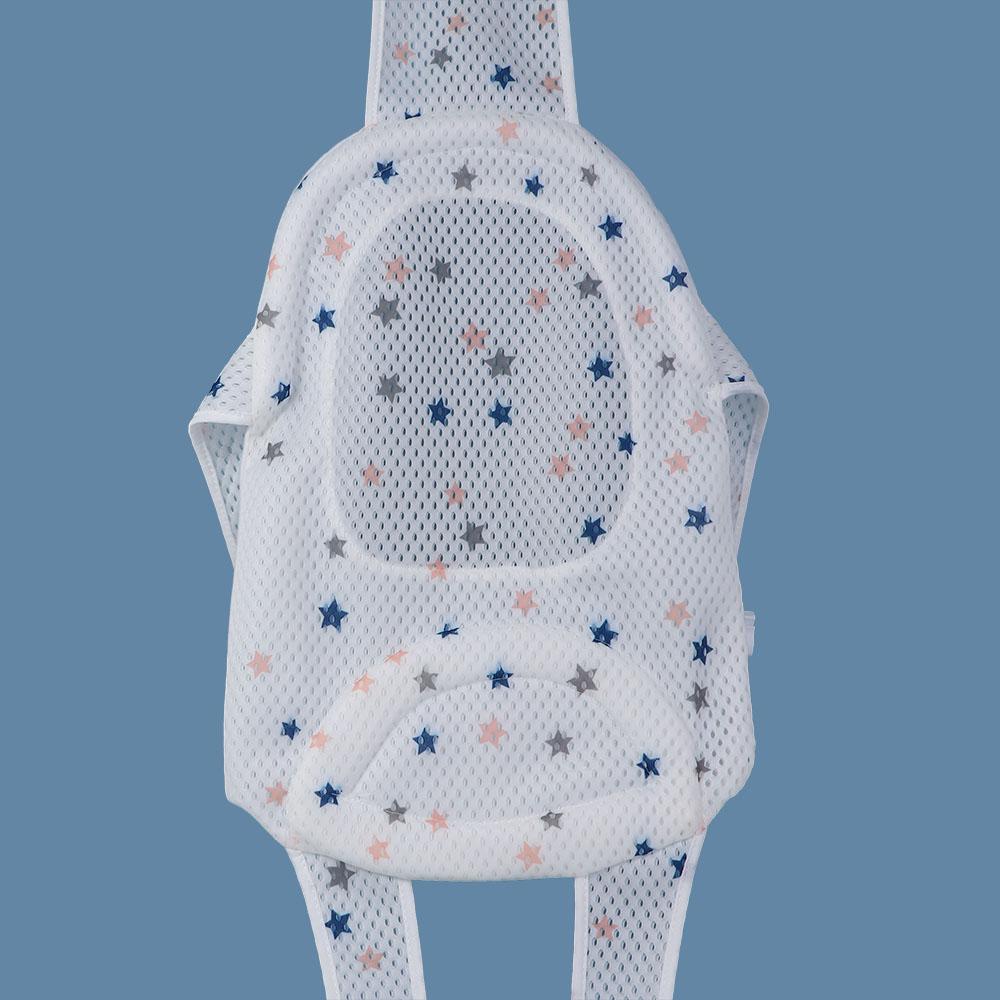 Baby Bath Tub Foldable - Foldable Net Cushion Non-slip Bathtub Seat
