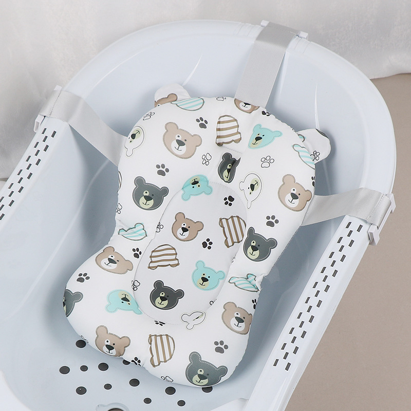 Baby Bath Tub Foldable - Baby Bath Seat Support Mat Infant