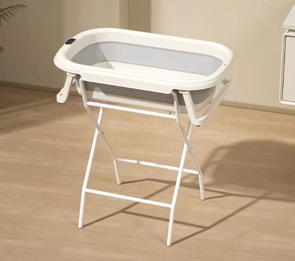 Baby Bath Tub Foldable - Foldable newborn baby bathtub and stand