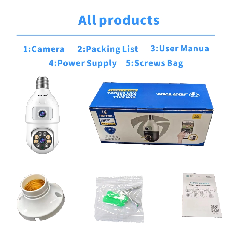 4MP Bulb E27 Dual Lens 360 Ind - Baby Products Video review and price