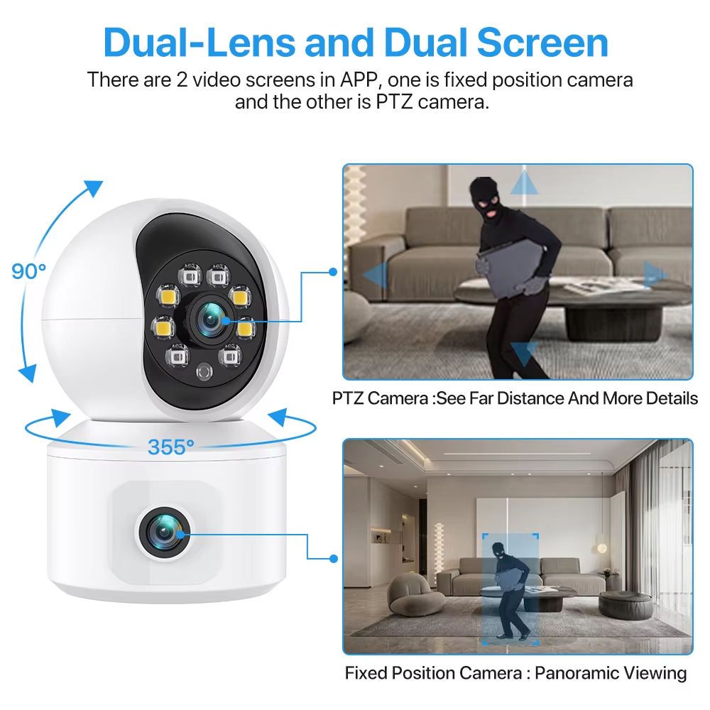6MP iCsee WiFi IP Camera Dual  - Baby Products Video review and price
