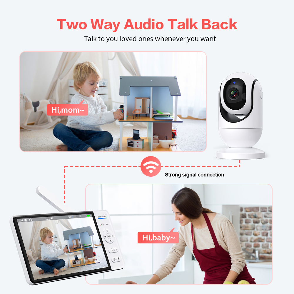 Video Baby Monitor 7'' 1080P H - Baby Products Video review and price