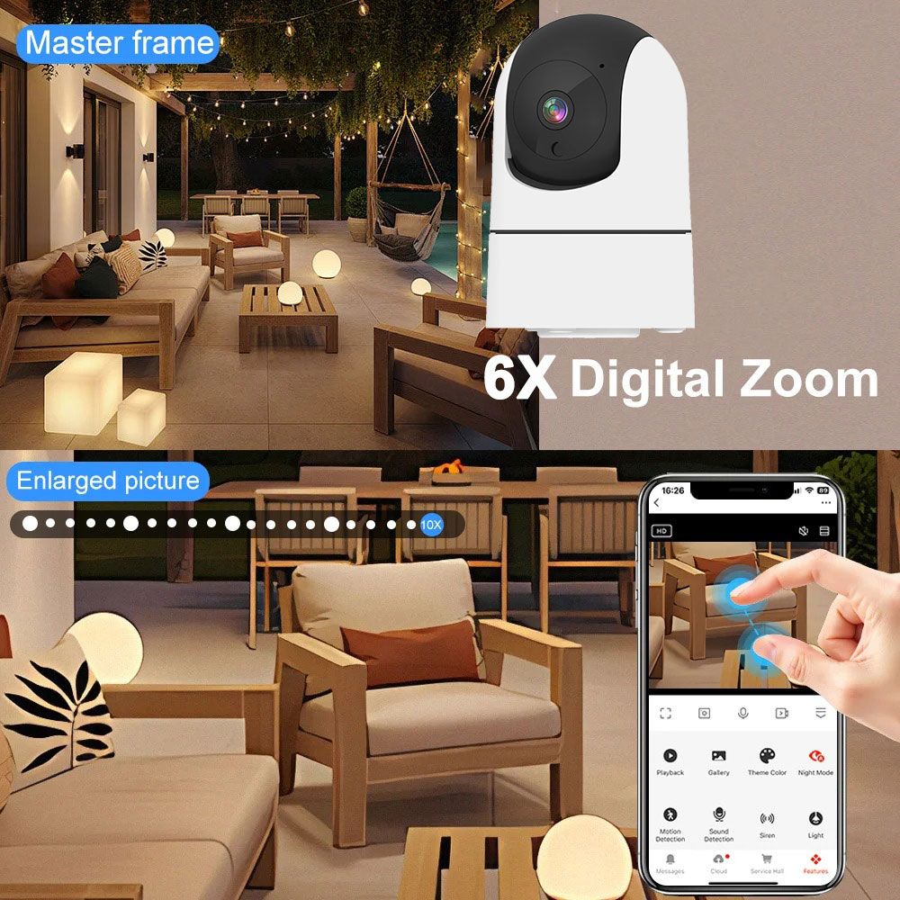6MP WiFi Camera Tuya Smart Hom - Baby Products Video review and price