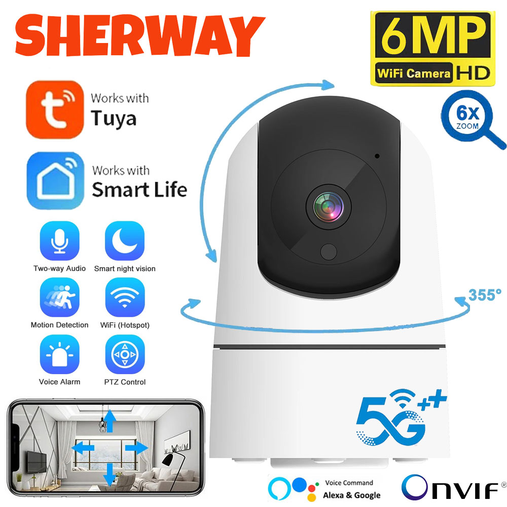 6MP WiFi Camera Tuya Smart Hom - Baby Products Video review and price