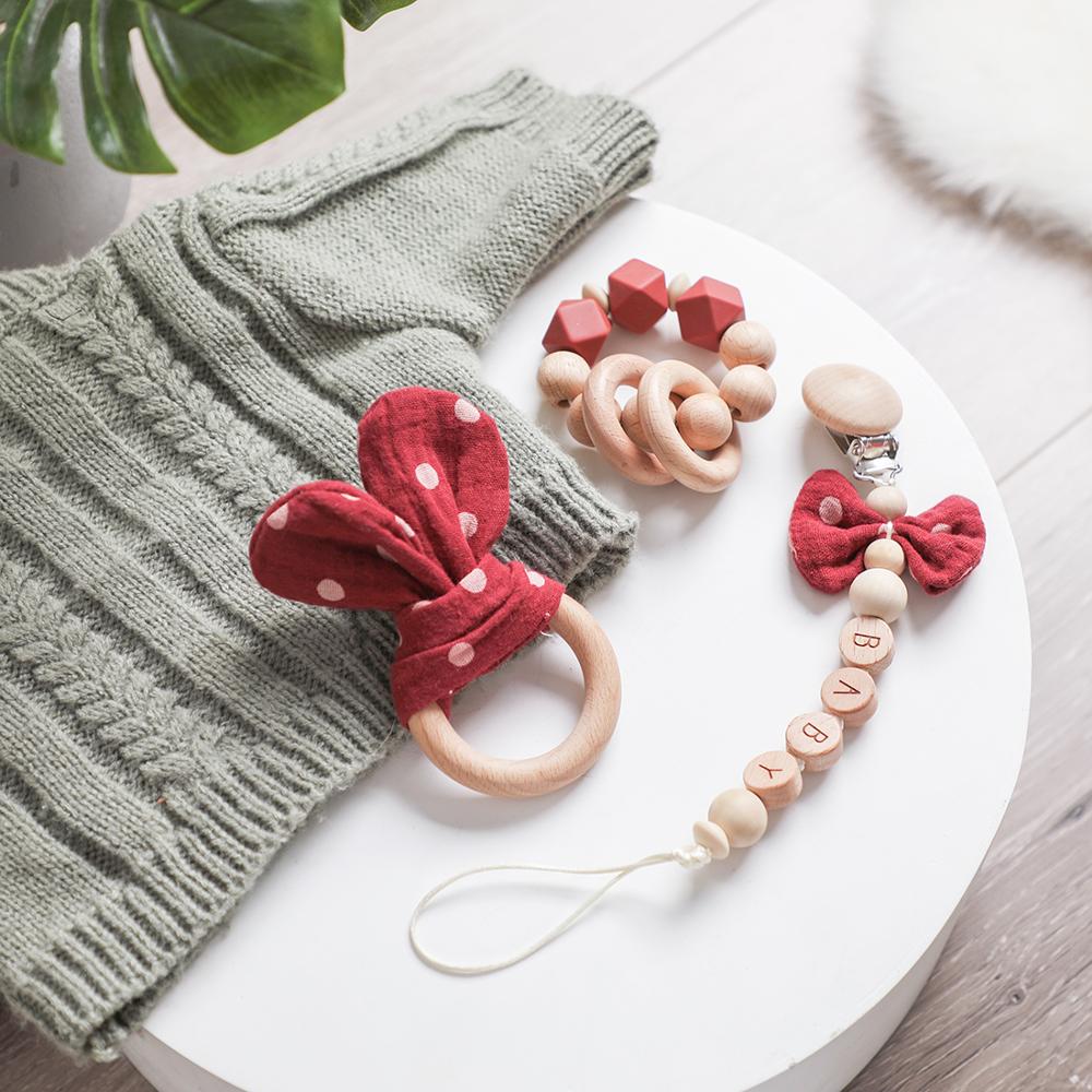 1pc Baby Rattle Wooden Ring Be - Baby Products Pictures review and price