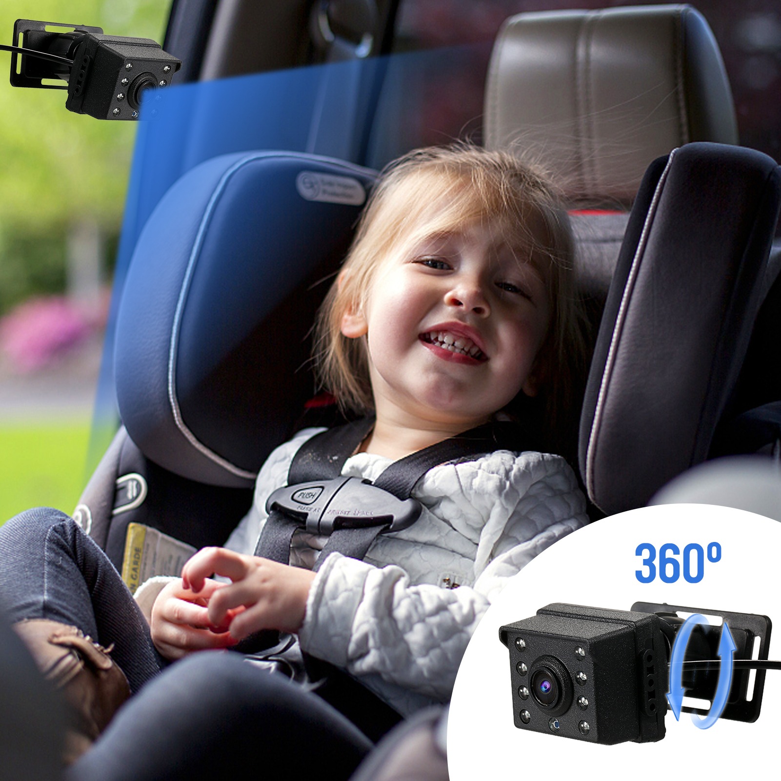 1080P Baby Car Mirror with 4.3 - Baby Products Video review and price